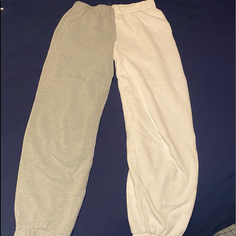 hollister color block ultra high rise sweatpants